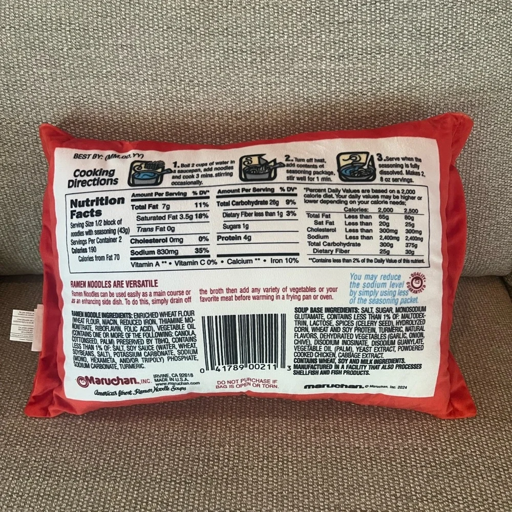 Ramen pillow!